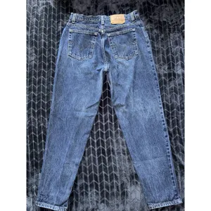 VTG Levis 551 Women's Relaxed Fit Tapered Leg 90s Made USA Jeans Sz 14‎ MED thumbnail 4