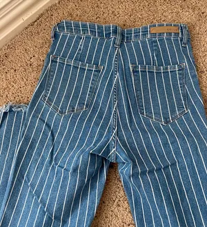 Cello Pinstripe Flare Jeans thumbnail 3