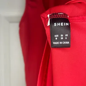 SheIn Red Square Neck Tank Top Women's Medium thumbnail 4