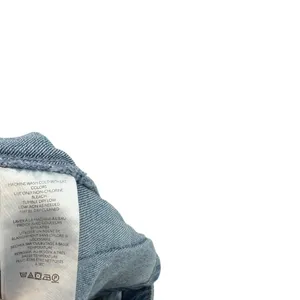 Free‎ People Denim Cargo Mini Skort Utility Pocket Buckle Blue Size 25 thumbnail 9