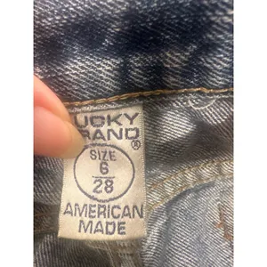 Lucky Brand Dungarees Womens 6/28 Blue Jeans Bootcut American Made Vintage Wash thumbnail 8