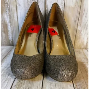 Madden Girl Gold Glitter Pumps Size 9‎ thumbnail 4