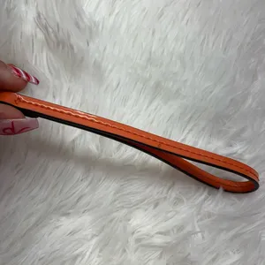 COACH Orange Patent Leather Replacement Hangtag Hang tag and Wristlet Strap thumbnail 4