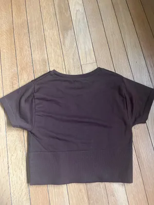 Aerie OFFLINE Seamless Crop T-shirt thumbnail 3