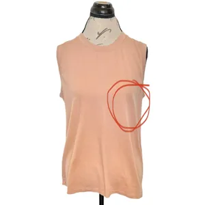 Madewell Make Weekends Longer Activewear Womens Sleeveless Top Blouse Sz Large thumbnail 9