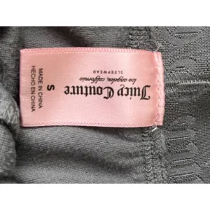 Juicy‎ Couture Velour Rhinestone Logo Jogger Women S Gray Sleep Pants Y2K Retro thumbnail 4