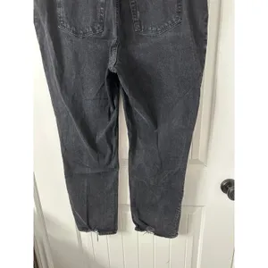 Abercrombie & Fitch The 90's Straight Ultra High Rise Black‎ Jeans Size 35 thumbnail 6