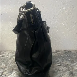 Y2K Authentic Coach Black Leather Chelsea Hobo Shoulder Bag Classic Chic thumbnail 5