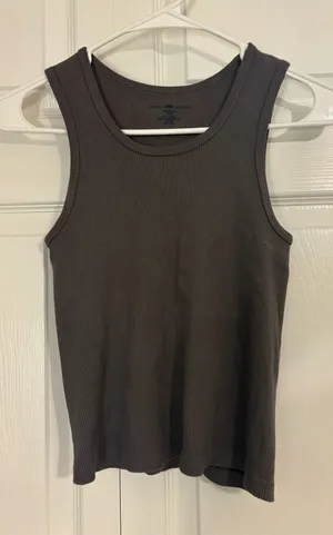 Brandy Melville Dark Grey Tank thumbnail 1