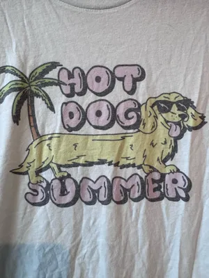 “Hot Dog Summer” Dachshund Shirt thumbnail 2