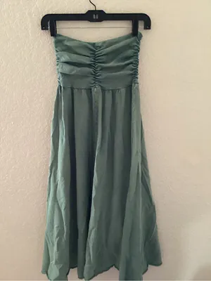 Free People One Green Skirt Dress thumbnail 2