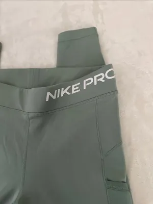 Nike Pro Therma Fit Sage Green with Side Mesh Panels thumbnail 3