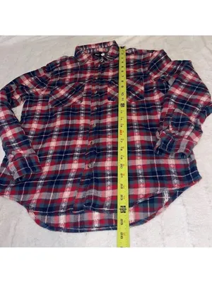 Vintage BDG urban outfitters Plaid Long Sleeve Button Down Shirt thumbnail 7