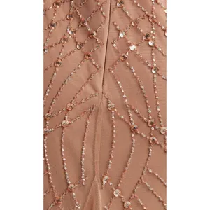 Pissarro Nights‎ Beaded Gown with Long Sleeve No Jacket Size 2 Cocktail Formal thumbnail 7