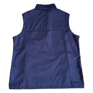 Core 365 Ladies Navy Blue Quarter Zip Vest Water Resistant Large thumbnail 4