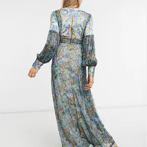 Asos Womens Fairy Boho Maxi Dress Size 12 Hippie Festival Cottage Ditsy Floral thumbnail 14