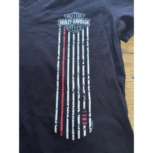 Harley Davidson Motorcycles Women’s V-Neck Size Large Waukon Iowa T‎ Shirt thumbnail 9