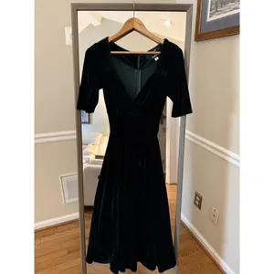 Modcloth Velvet Midi Dress XXS thumbnail 5