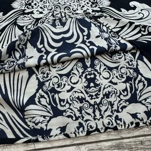 Million Bullpup Paisley Maxi Dress Halter Drop Waist Boho White Navy Small thumbnail 7