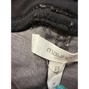 Maurices Maternity Gray Jeggings Over Belly‎ Panel Size M Long Slim Fit Pants thumbnail 3