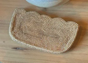 Vintage 1950s Miranda Faux Pearl Mini Clutch thumbnail 1