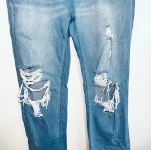 KanCan Norinne Light Wash High Rise Ripped Straight Leg Jeans thumbnail 5