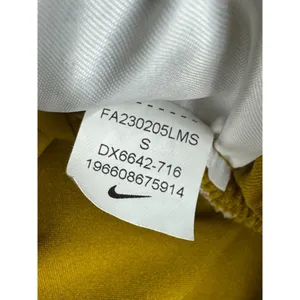 Nike One‎ Women's Small Mustard Yellow Dri-Fit Ultra High Waisted 3" Shorts thumbnail 9