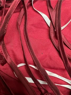 Lulus Poised Passion Wine Red Taffeta Pleated Ruffle Midi Dress Size XS NWT thumbnail 10