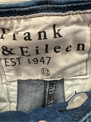 Frank & Eileen Wicklow 1977 Jeans Italian Denim Size 12 Blue thumbnail 5