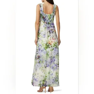 Luxe RTR Seraphine Felicity Maternity Maxi sz6 watercolor long printed sleeveless thumbnail 2