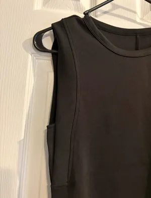 Sleeveless Black Maxi Dress S thumbnail 4