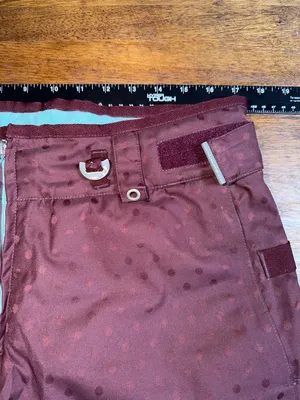 686‎ Polka Dot Ski Snowboard Snow Pants Red Size L thumbnail 4