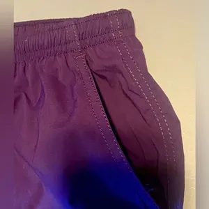Lands' End Purple Shorts w/ Front Tie and Pockets thumbnail 5