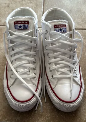 White High-Top Converse Sneakers All Star thumbnail 2