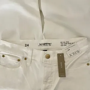NWT!! J. CREW Lower Rise‎ Full Length Slim Wide Jeans Solid White Retro Size 24 thumbnail 12