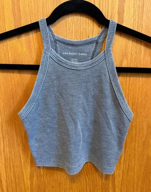 American Eagle Cropped Halter Tank thumbnail 1
