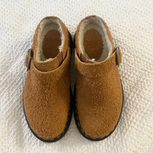 Dr. Martens Isham Faux Shearling Lined Suede Slingback Mules thumbnail 4