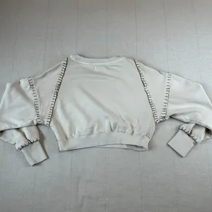 Free People | We The‎ Free Cropped Sweatshirt Beige | Women's XS thumbnail 3