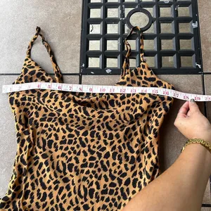 Nasty Gal Leopard print mini dress sz 2 thumbnail 4