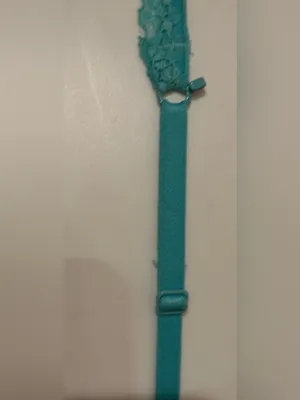 AERIE Turquoise Blue Floral Lace Padded Bralette Adjustable Straps Sz M thumbnail 7