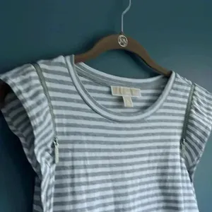 MICHAEL Michael Kors, gray and white striped short sleeve dress woman’s‎ size S thumbnail 3