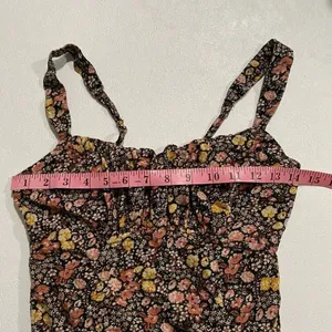 Abercrombie & Fitch Women’s Floral Smocked Bodysuit Size XS thumbnail 7