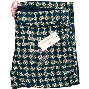 Vera Bradley Blue Kaleidoscope Medallions Print Tie Waist Pants, XL thumbnail 10