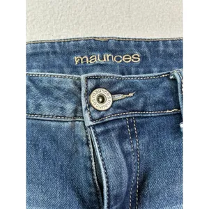 Maurices Womens Skinny Jeans Medium Wash Mid Rise Blue‎ Denim Size (29x28) M-R thumbnail 3