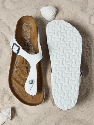 Birkenstock Gizeh Thong Sandals White Women’s Size 39 thumbnail 2