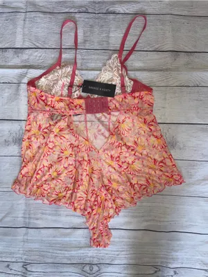 NWT Savage x Fenty Floral Lace Chemise Bodysuit thumbnail 4