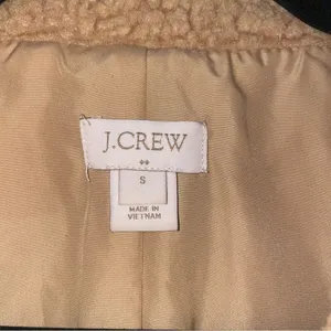 J Crew Size S Teddy Sherpa Vest Brown thumbnail 3