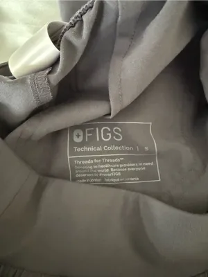 Figs Livingston High-Rise Straight-Leg Scrub Pant Charcoal Gray thumbnail 7