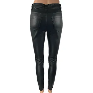 BlankNYC The Great Jones Black Faux Leather Skinny High Waist Trousers Pants 26 thumbnail 3