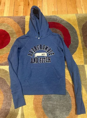 Abercrombie Y2K Vintage Retro Hoodie Sweatshirt Fits like Women’s Small thumbnail 1
